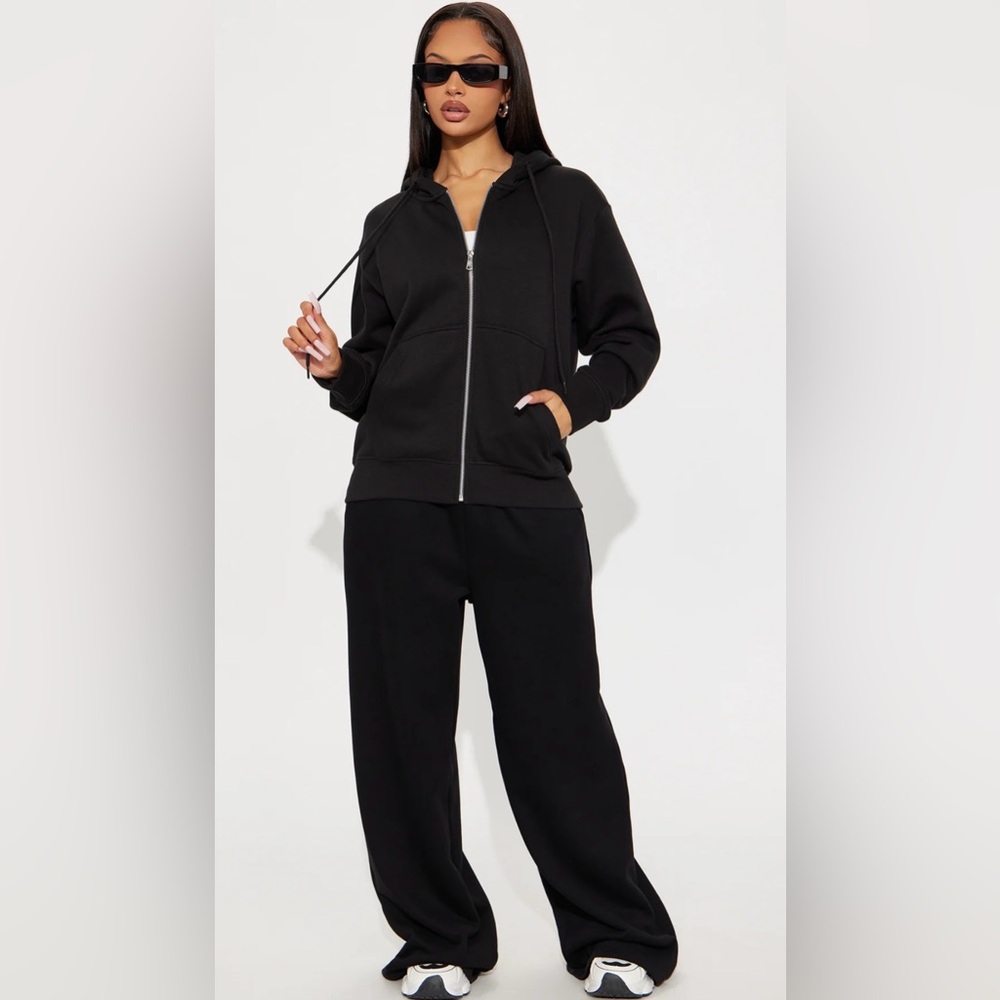 Fashion Nova Oversized Zip Up Hoodie - NWT